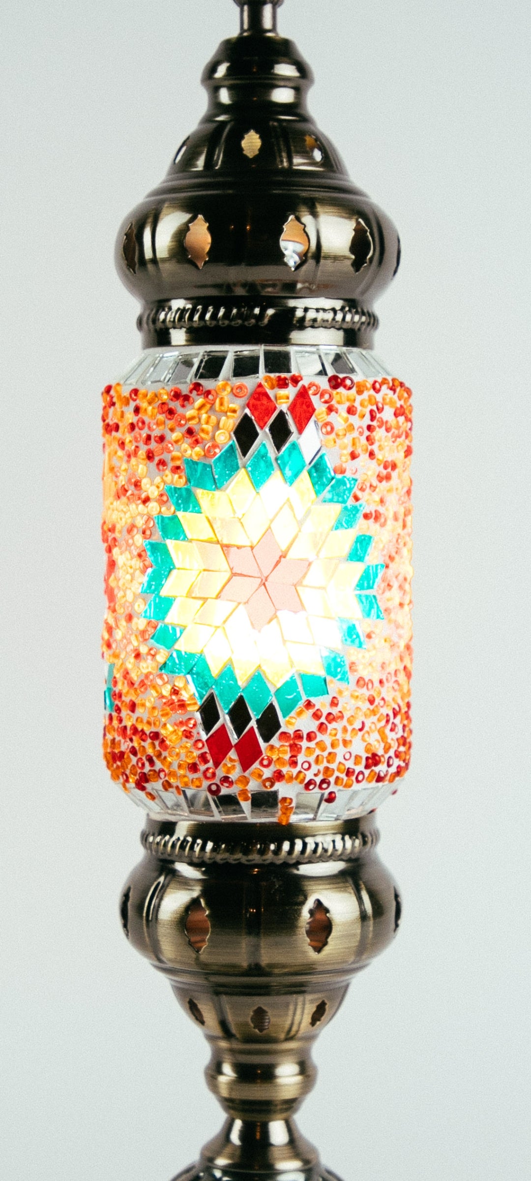 Moroccan Lantern Table Lamp (16 Colours)