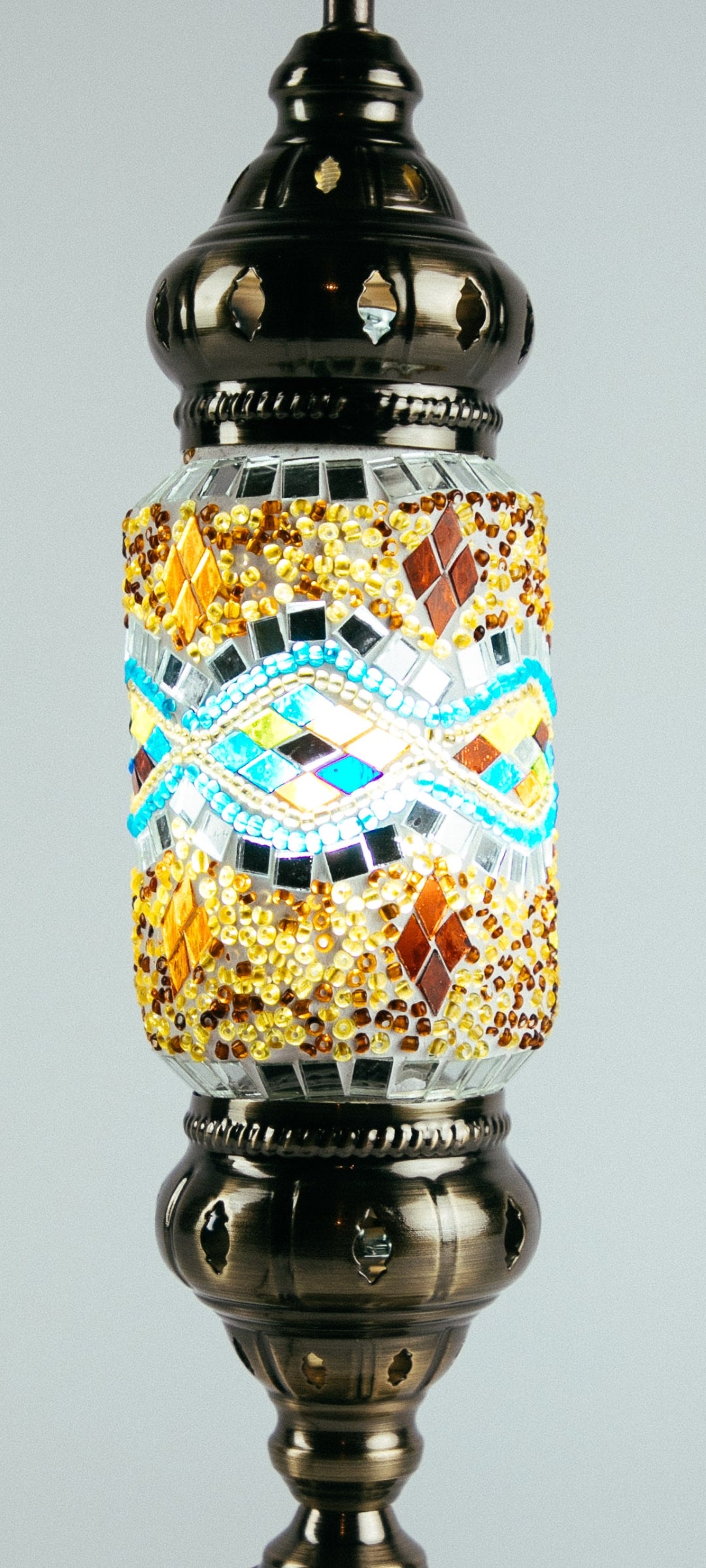 Moroccan Lantern Table Lamp (16 Colours)