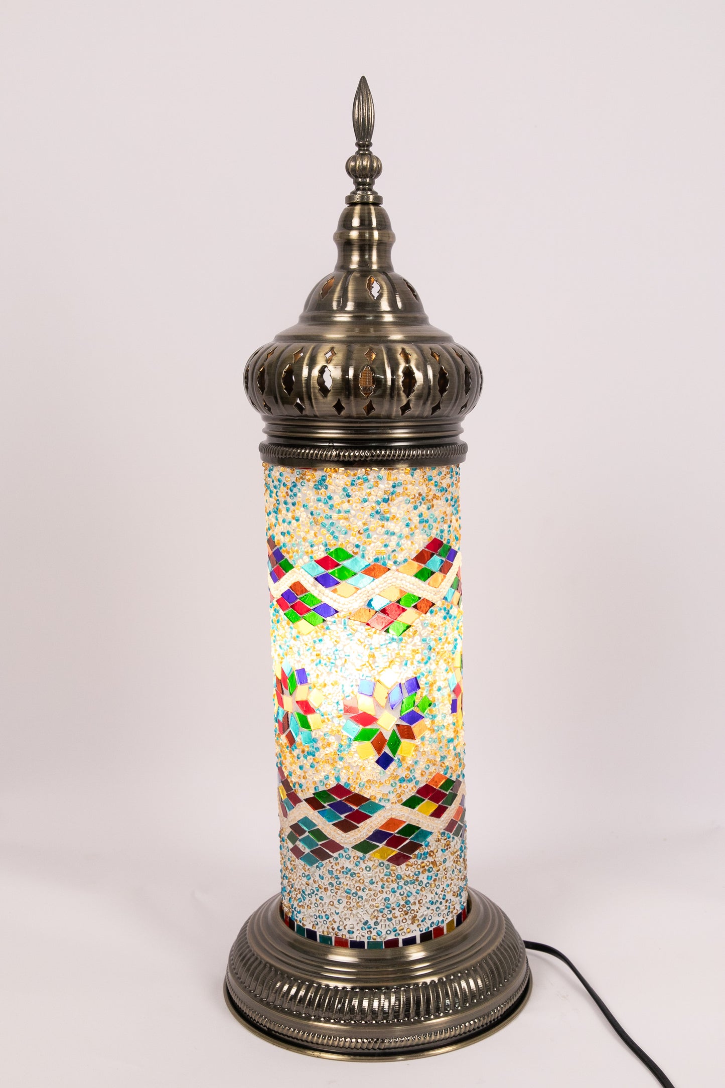 Short Moroccan Table Lamp (6 Colours)