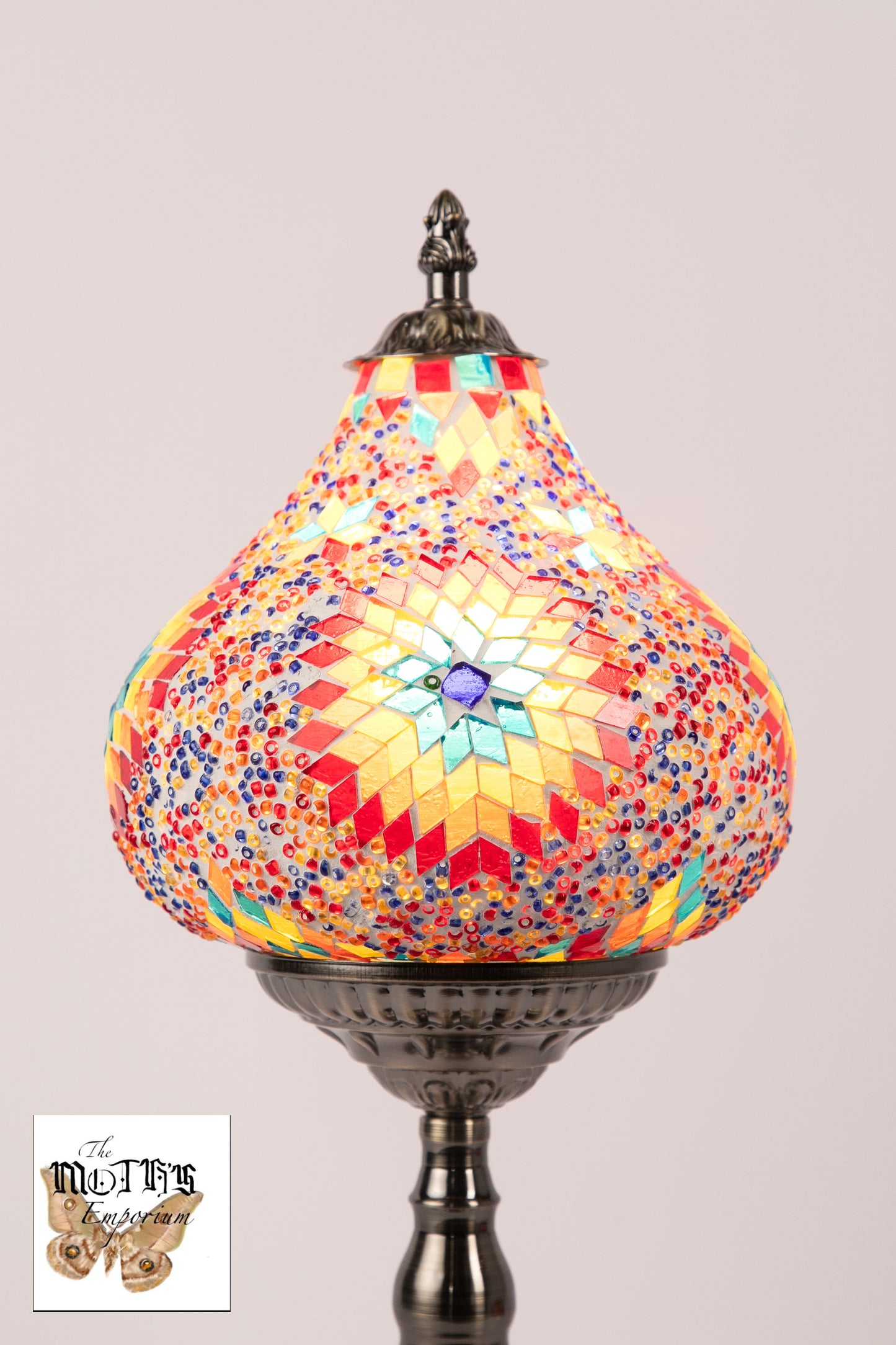 Bulb Moroccan Table Lamp (Red Star 2)