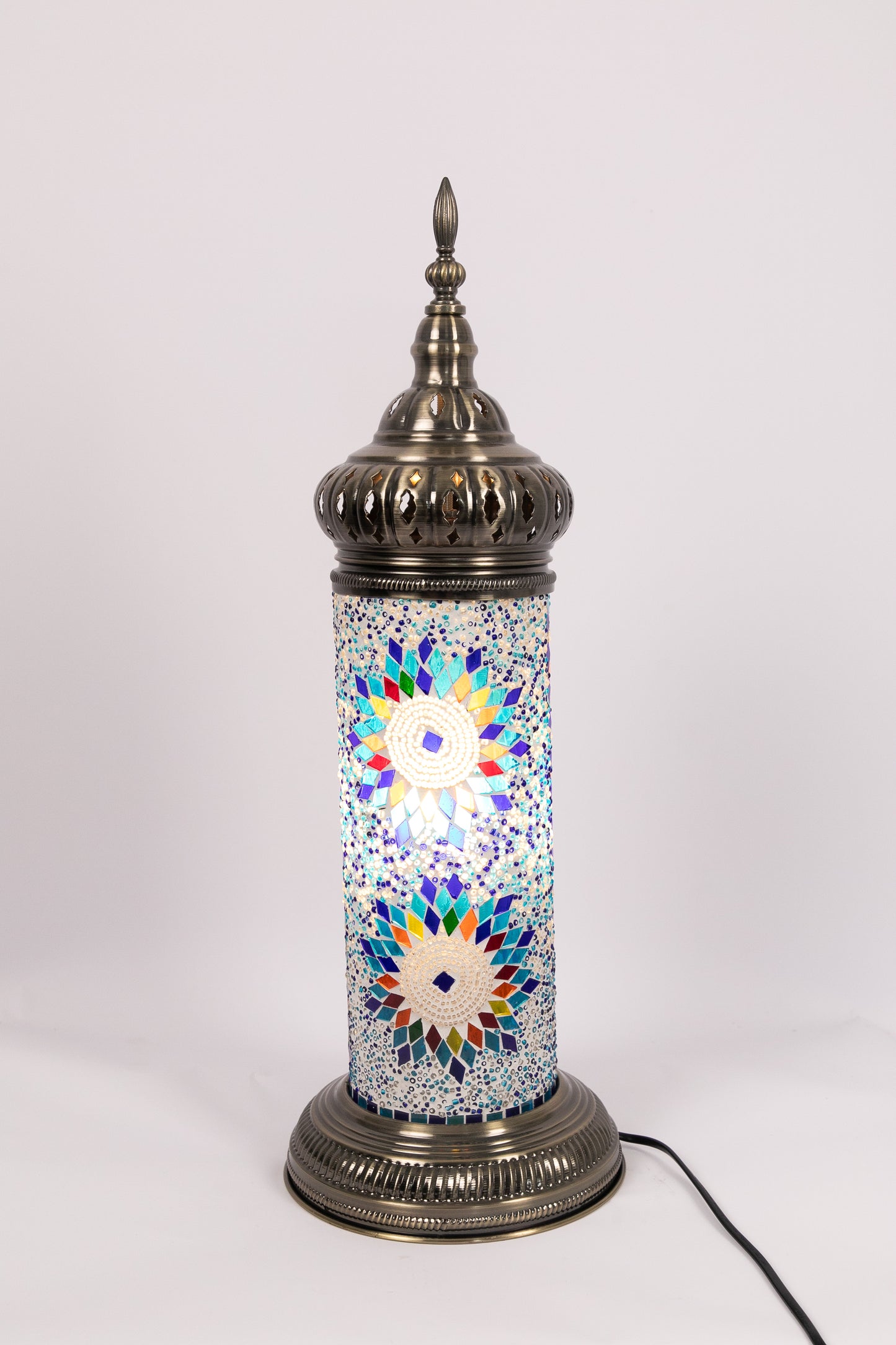 Short Moroccan Table Lamp (6 Colours)