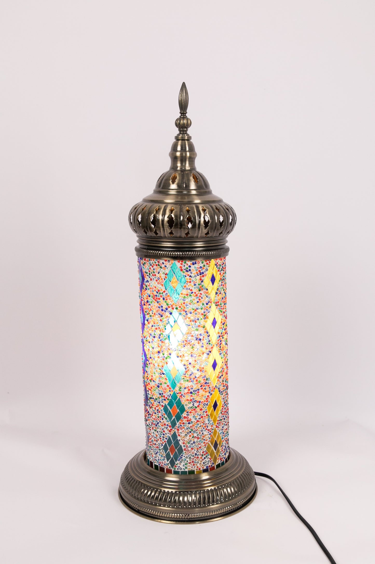 Short Moroccan Table Lamp (6 Colours)