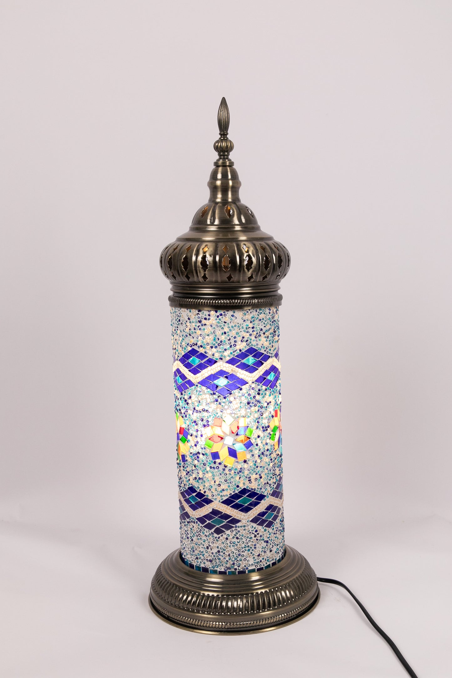 Short Moroccan Table Lamp (6 Colours)